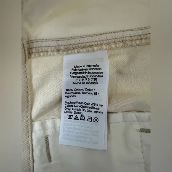 Madewell Women’s Relaxed Chino Pants - Color: Antique Cream - Size: 4 - Picture 8 of 16